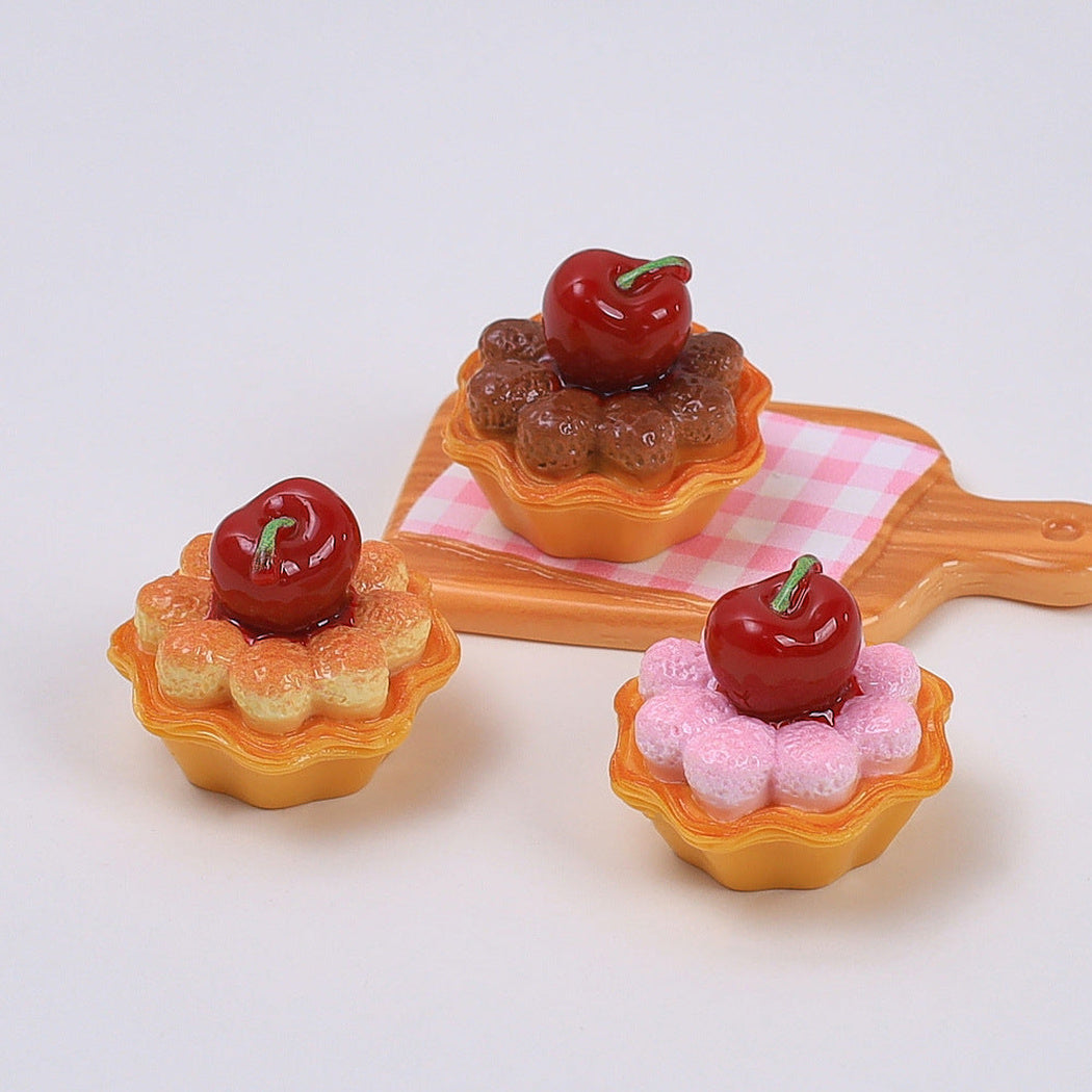 Cherry Cream Tart Craft Embellishment, product view 1