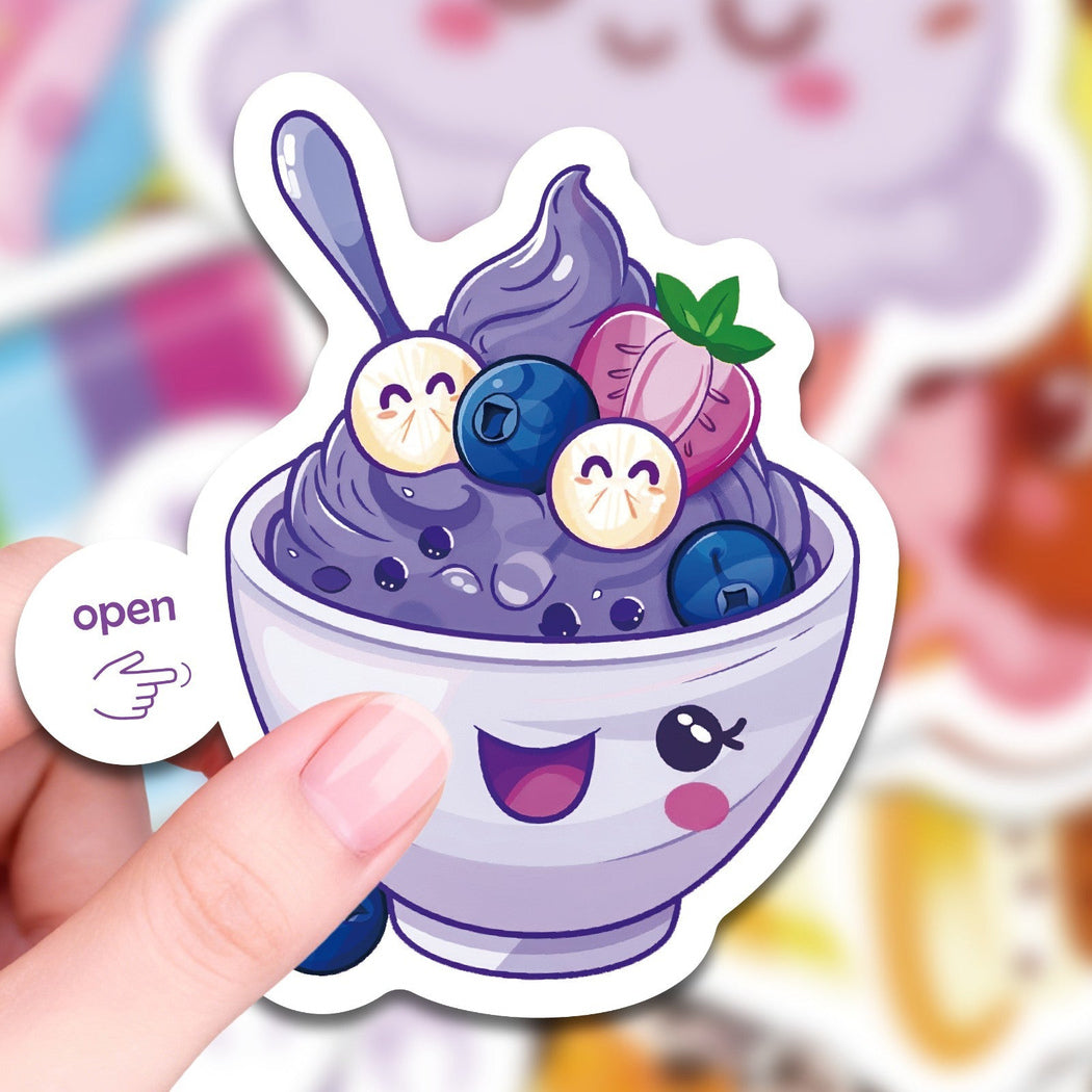 Lunira - Colorful Cartoon Dessert Sticker Pack - product view 1
