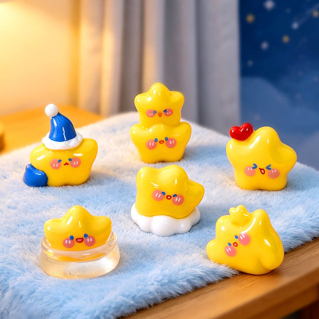 Yellow Star Character Figurine, product view 1