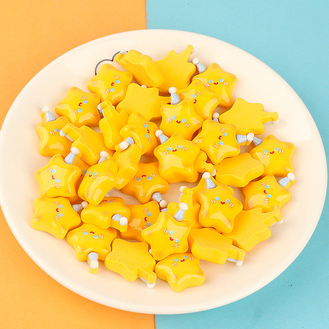 Yellow Hat Star Craft Embellishment, product view 2
