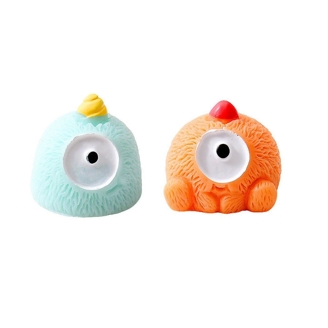 Colorful Round Monster Miniature Figurine, product view 5