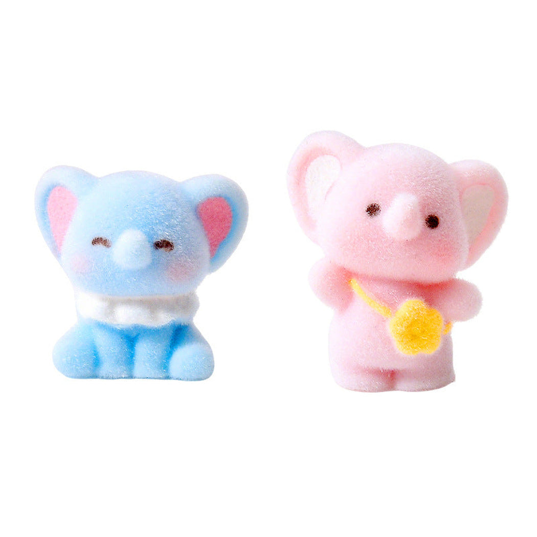 Flocked Elephant Outfit Miniature Figurine, product view 5