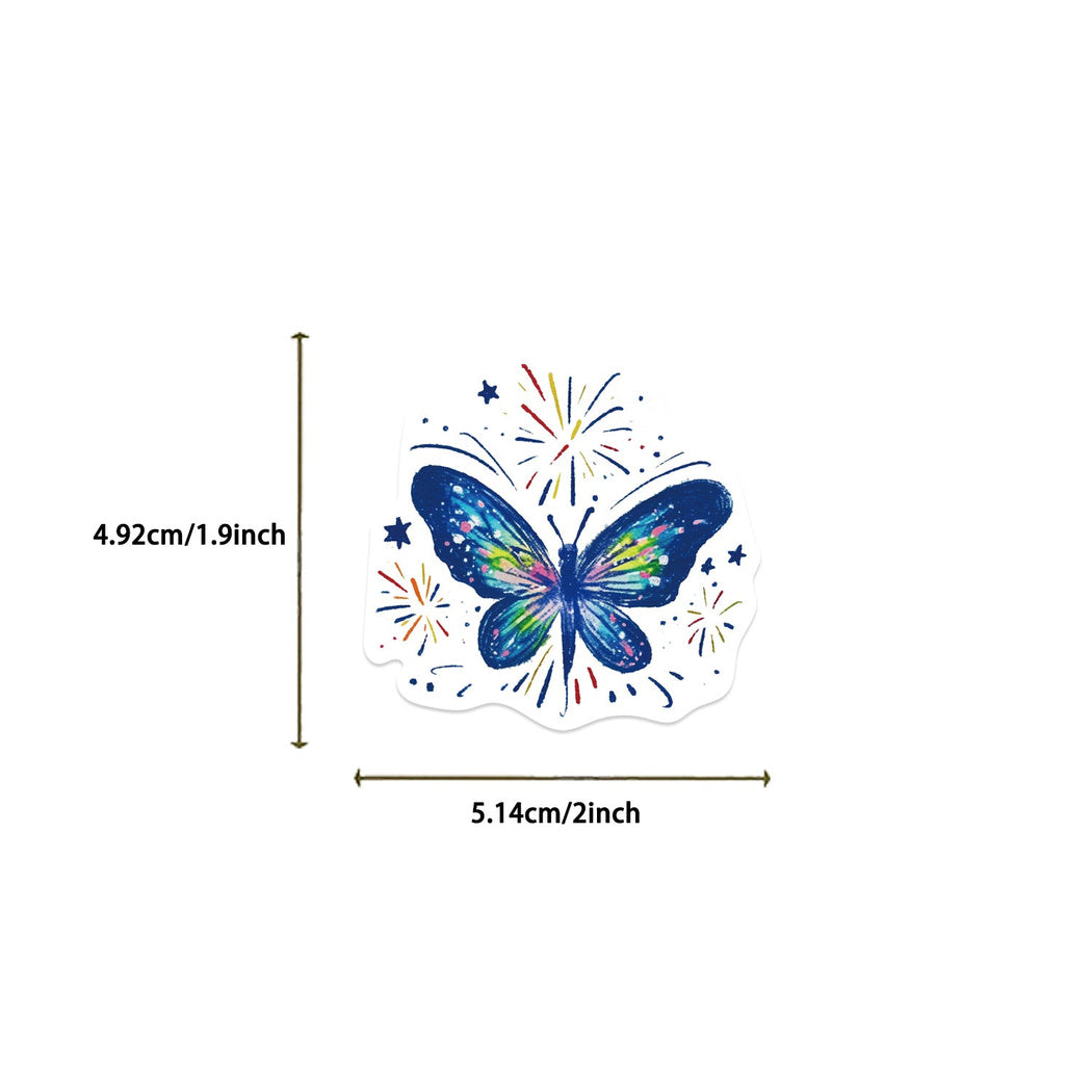 Lunira - Watercolor Galaxy Animal Sticker Pack