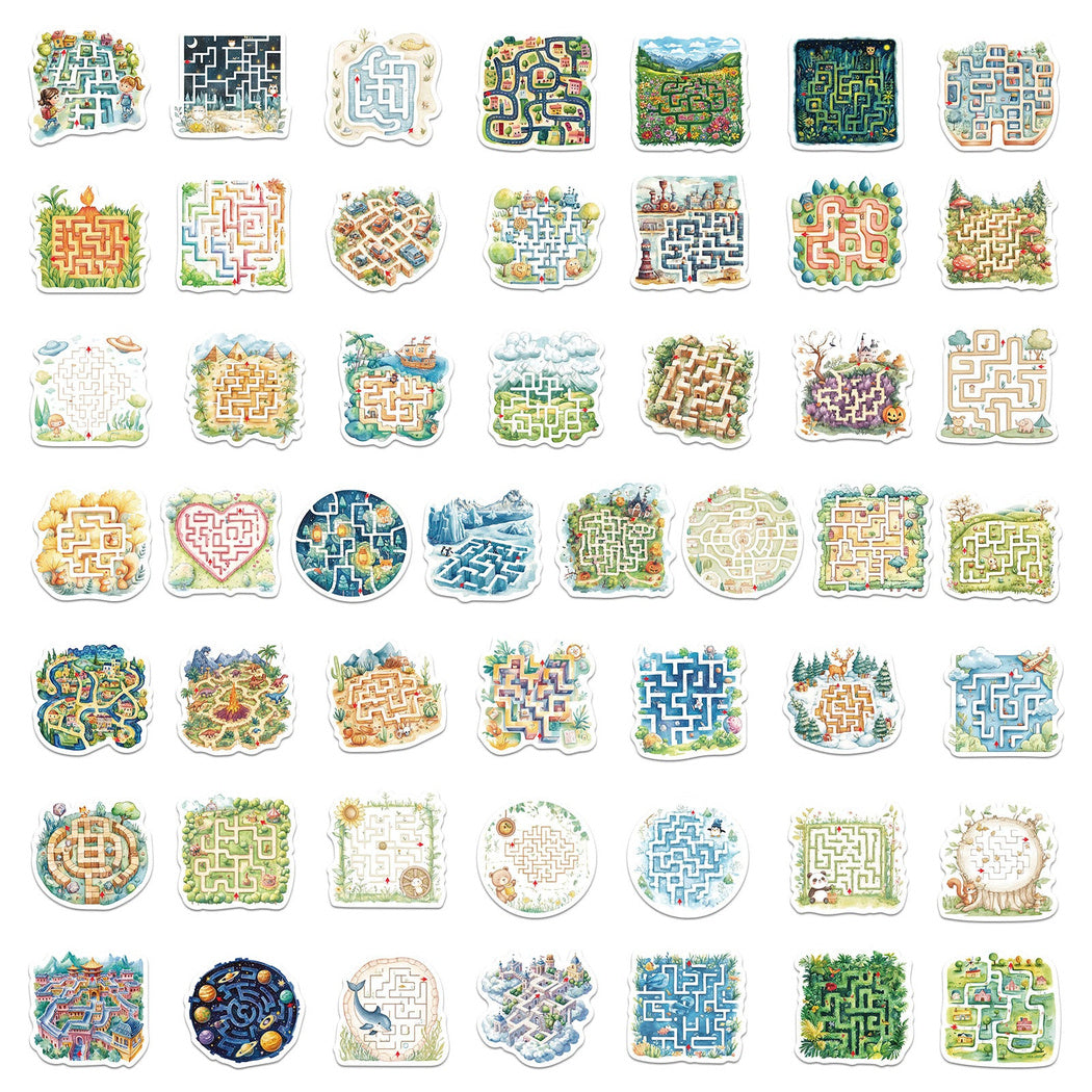 Lunira - Pixel Maze Game Sticker Pack