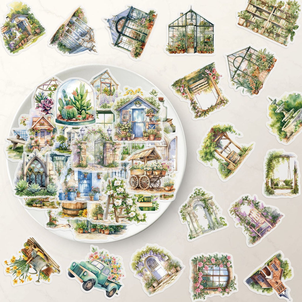 Lunira - Garden Cottage Botanical Sticker Pack