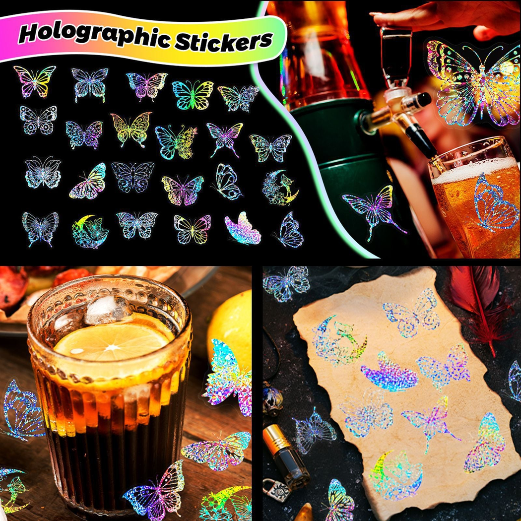 Lunira - Holographic Butterfly Sticker Pack - product view 2 2