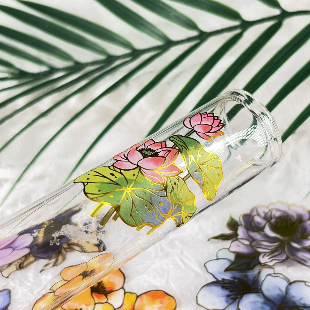 Lunira - Floral Watercolor Linework Sticker Pack
