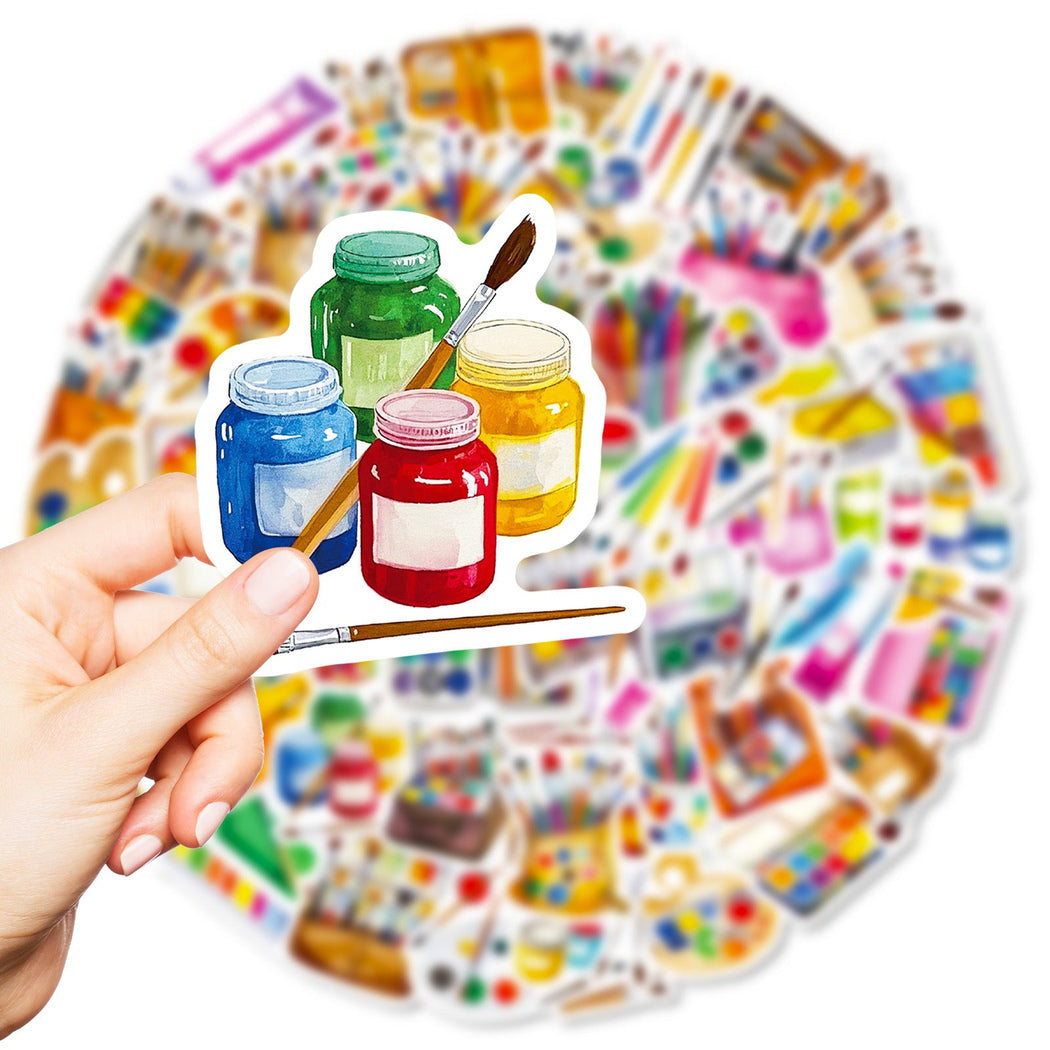 Lunira - Colorful Art-Supply Sticker Pack - product view 2
