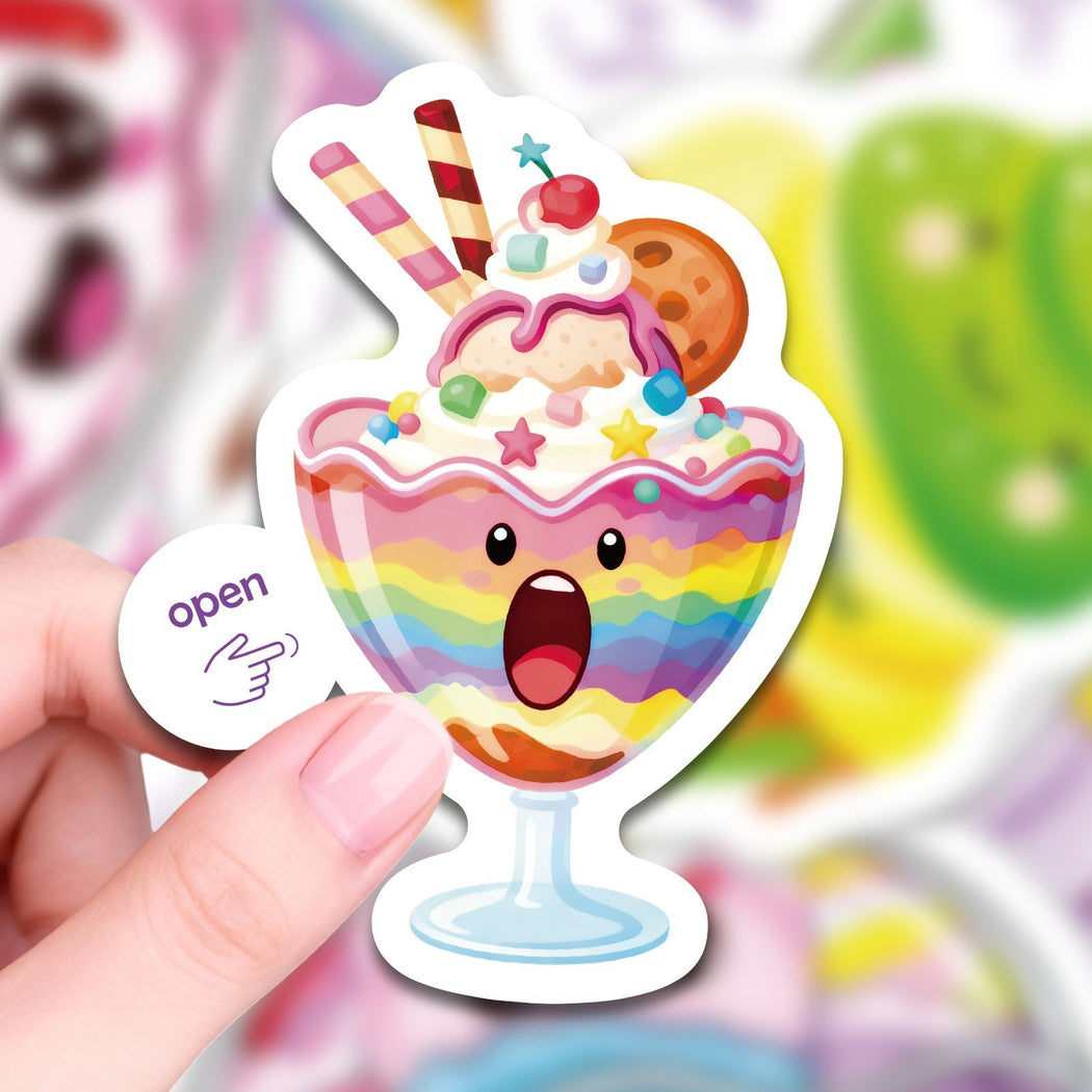 Lunira - Colorful Cartoon Dessert Sticker Pack - product view 2