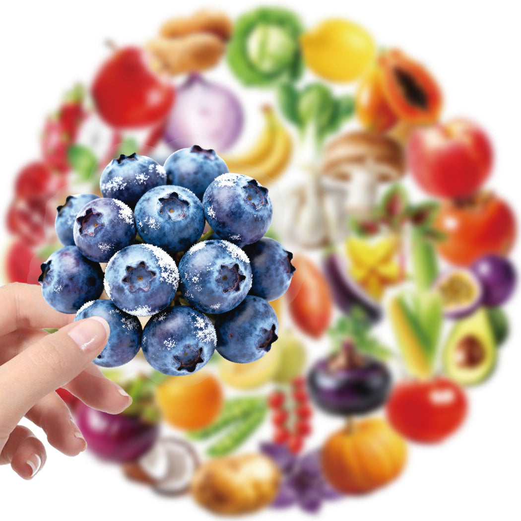 Lunira - Realistic Fruit Vegetable Sticker Pack - product view 2