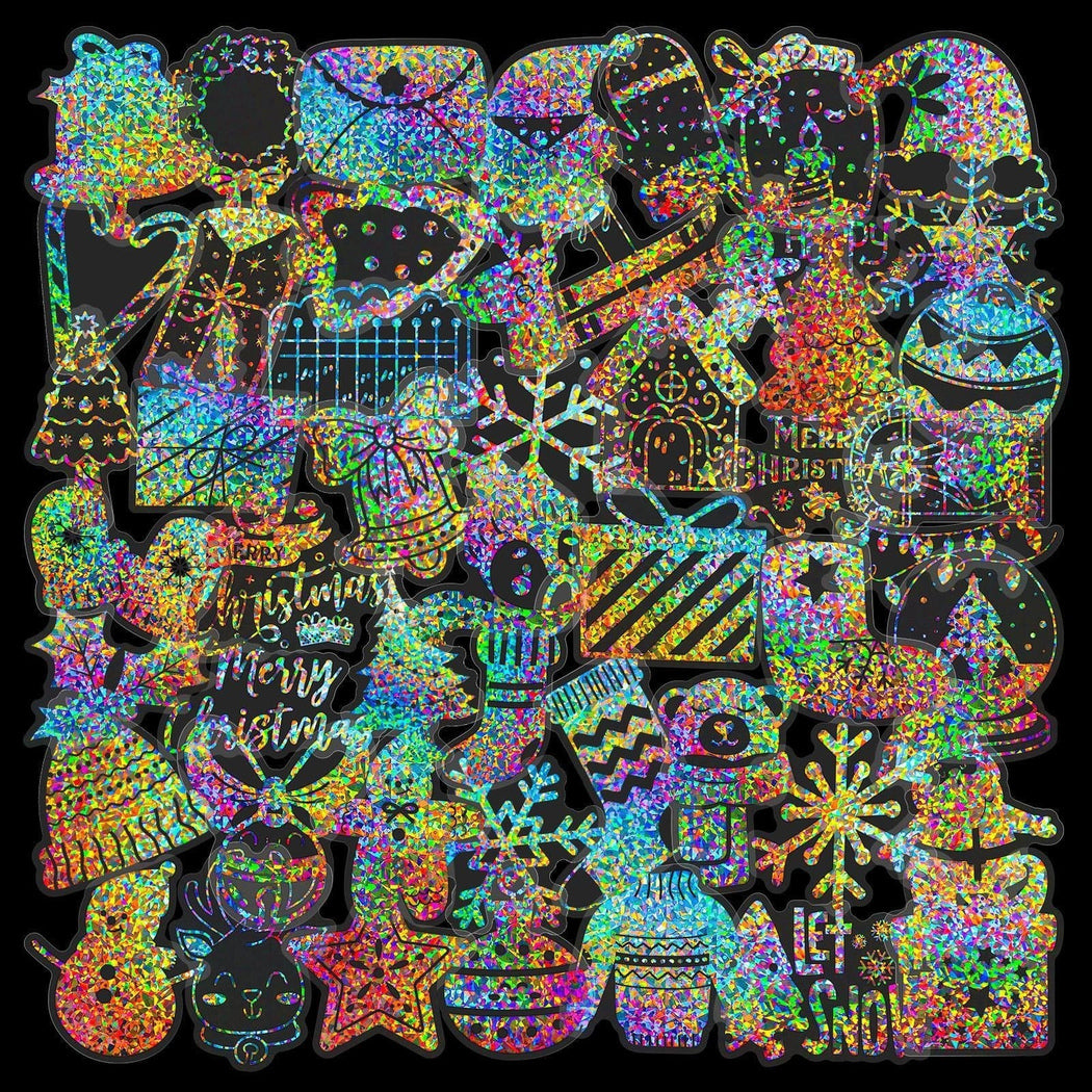 Lunira - Christmas Holographic Hat Sticker Pack - product view 2