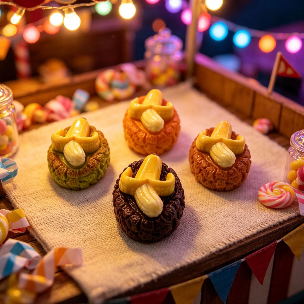 Chivy - Mini Pastry-Shaped Craft Embellishment Accessory - product view 2