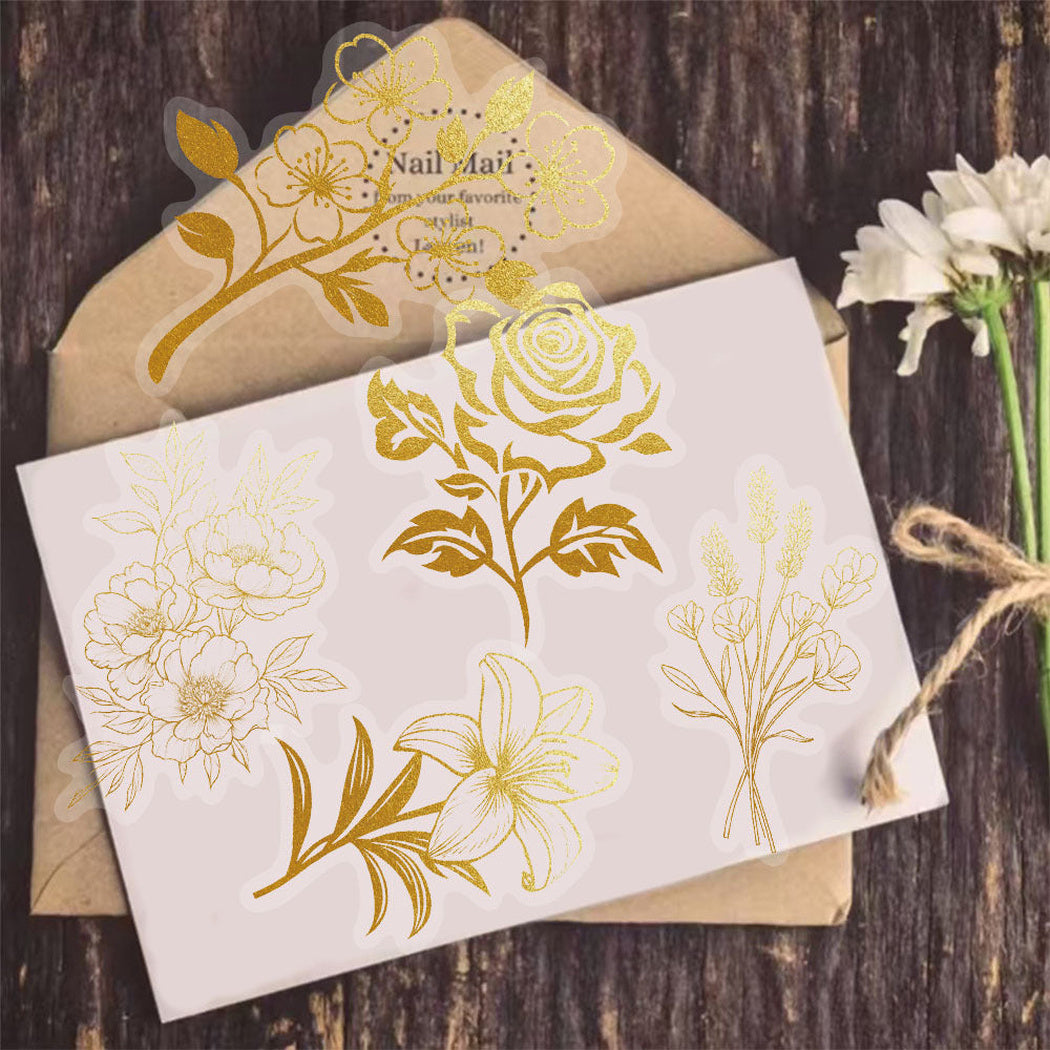 Lunira - Botanical Line Art Sticker Pack