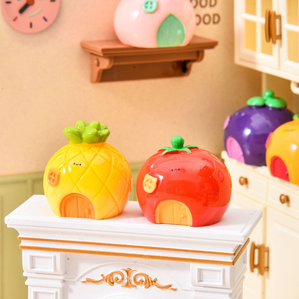 Colorful Fruit House Garden Ornament, product view 2