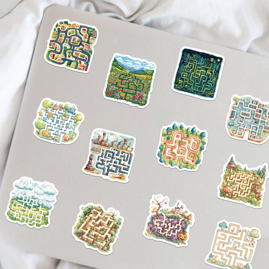 Lunira - Pixel Maze Game Sticker Pack