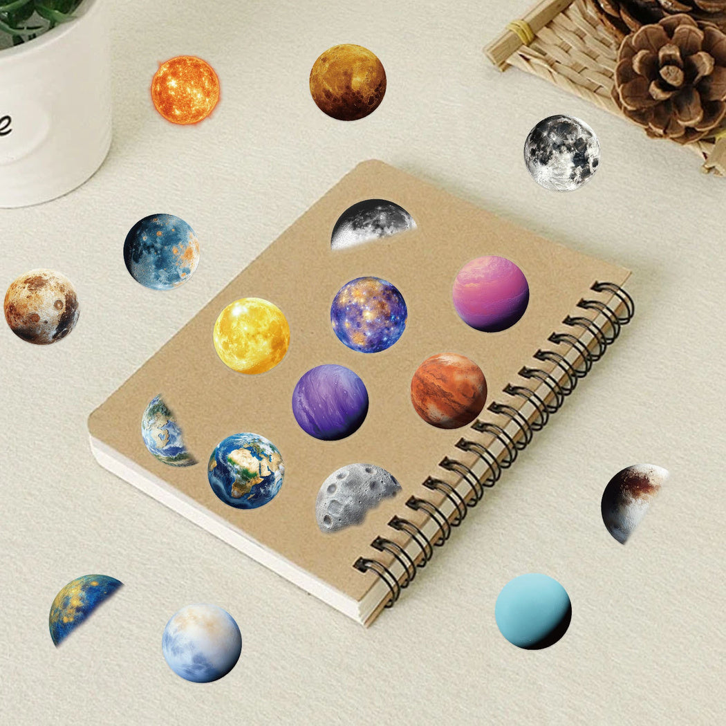 Lunira - Colorful Planet Celestial Sticker Pack