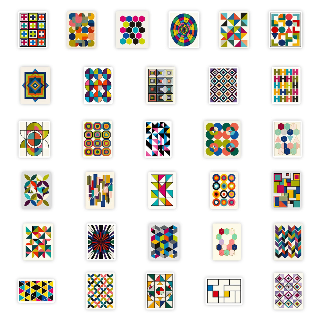 Lunira - Colorful Geometric Abstract Sticker Pack - product view 3 3