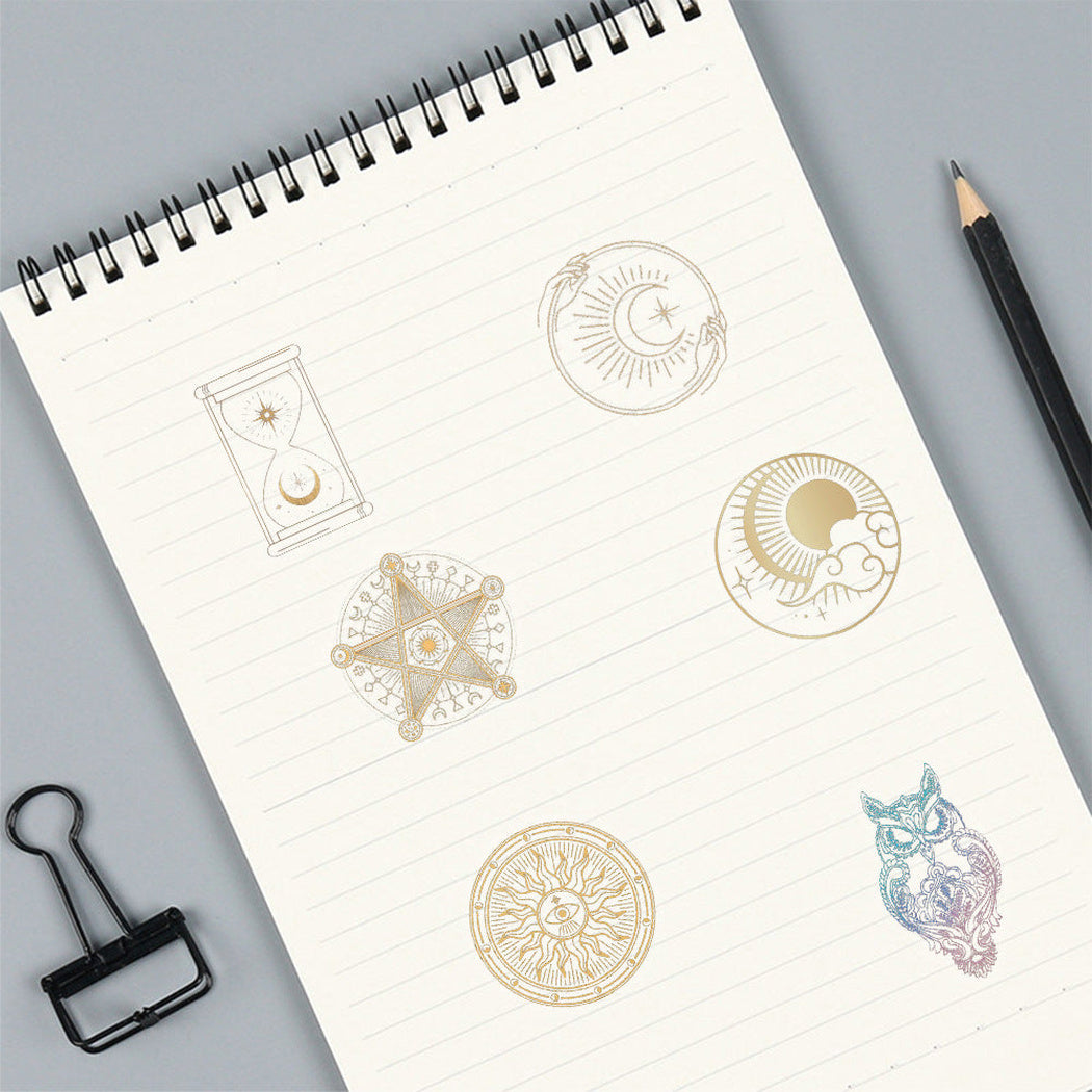 Lunira - Iridescent Celestial Symbol Sticker Pack