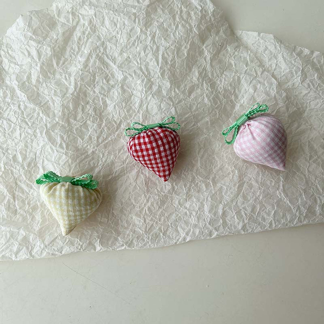 Padded Flower and Strawberry Craft Embellishment, product view 3