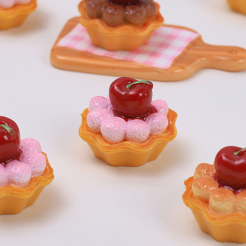 Cherry Cream Tart Craft Embellishment, product view 3