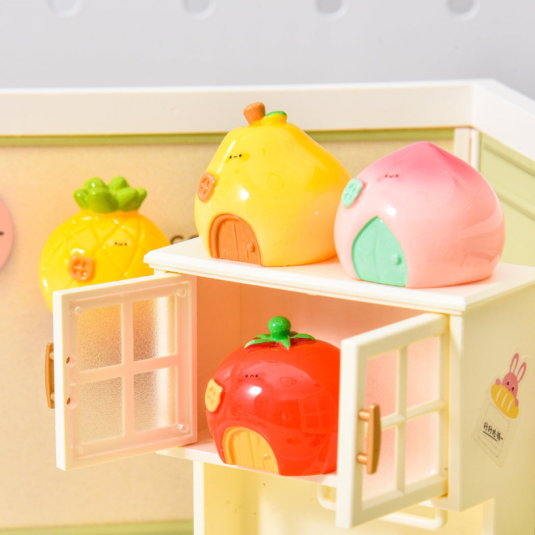 Colorful Fruit House Garden Ornament, product view 3