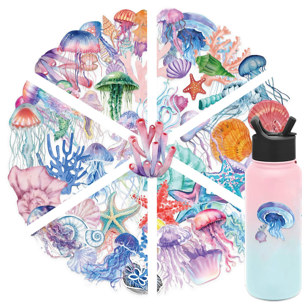 Lunira - Jellyfish Starfish Ocean Sticker Pack
