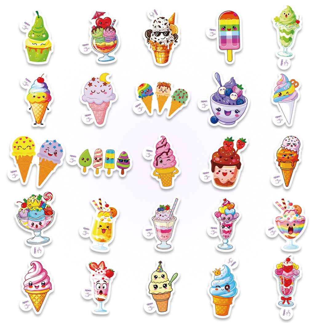 Lunira - Colorful Cartoon Dessert Sticker Pack - product view 3