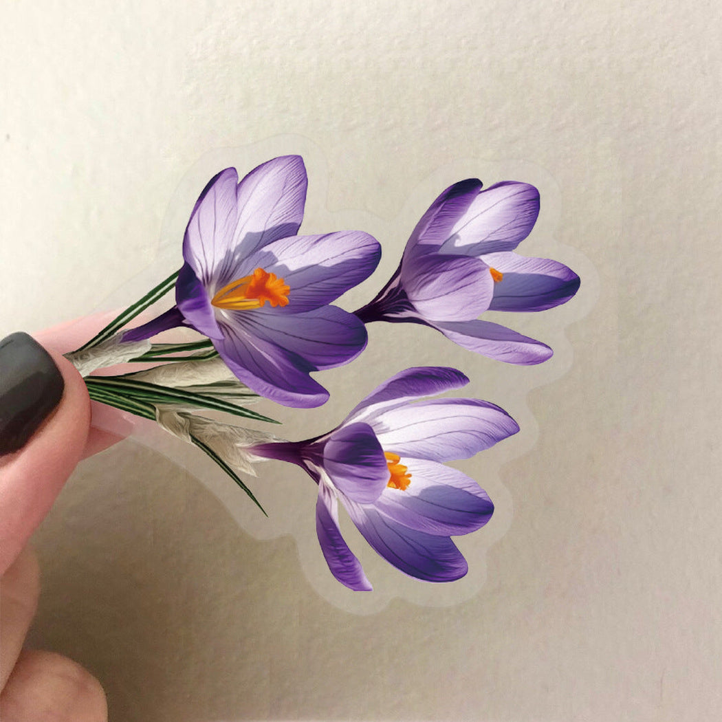 Lunira - Purple Floral Botanical Sticker Pack