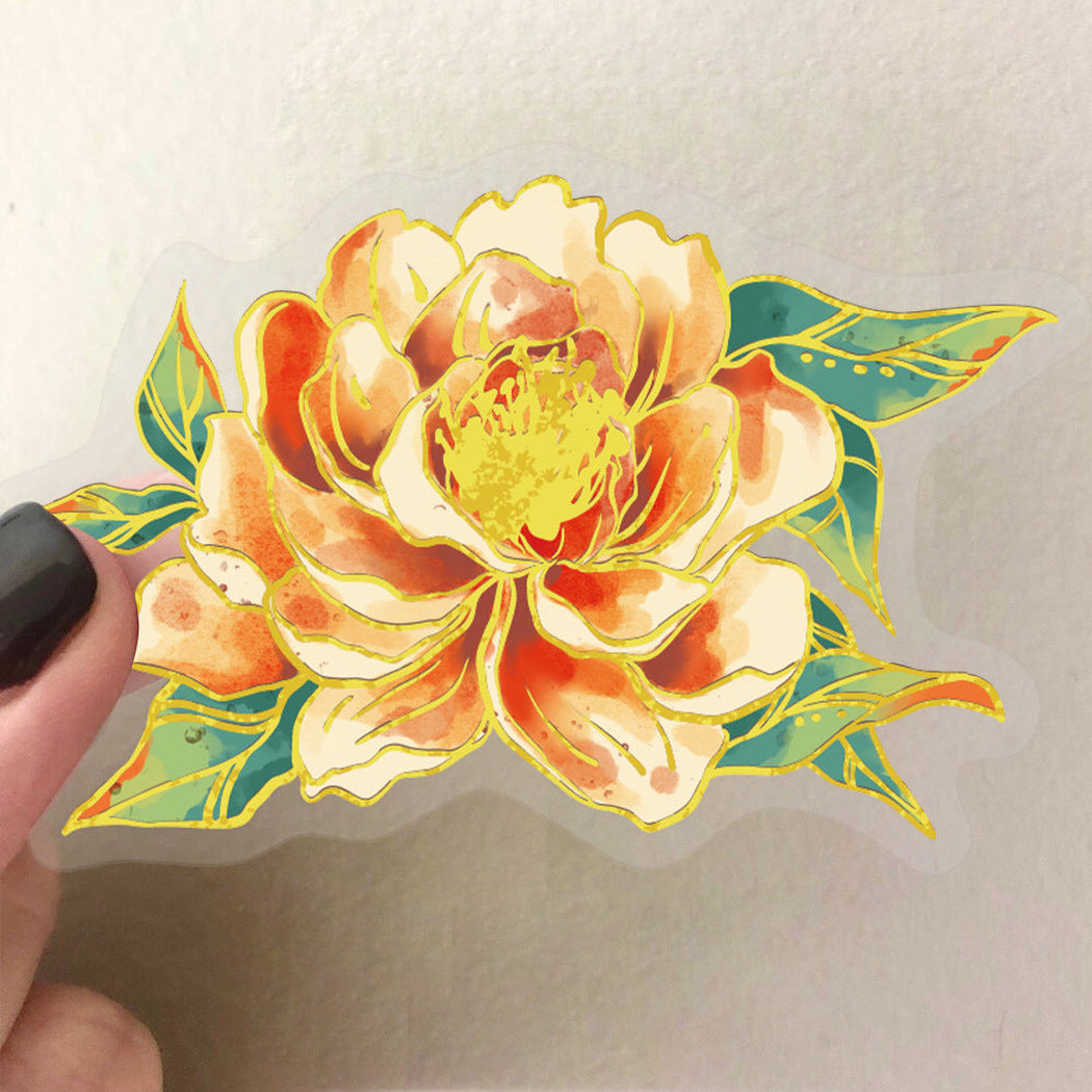 Lunira - Floral Watercolor Linework Sticker Pack