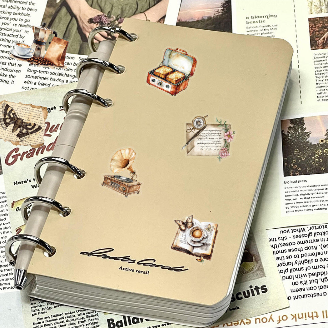 Lunira - Coffee Café Illustration Sticker Pack