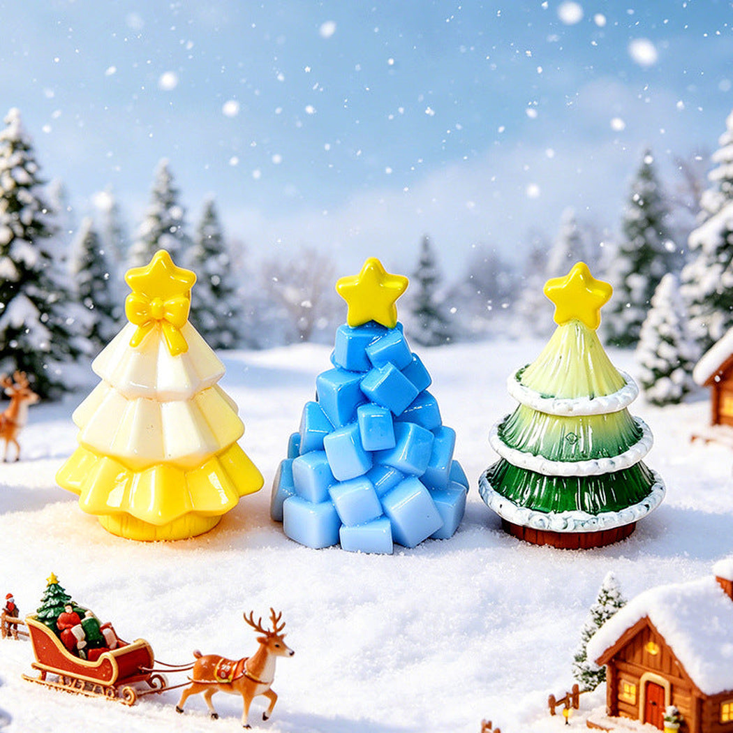 Christmas Textured Tree Figurine, product view 3