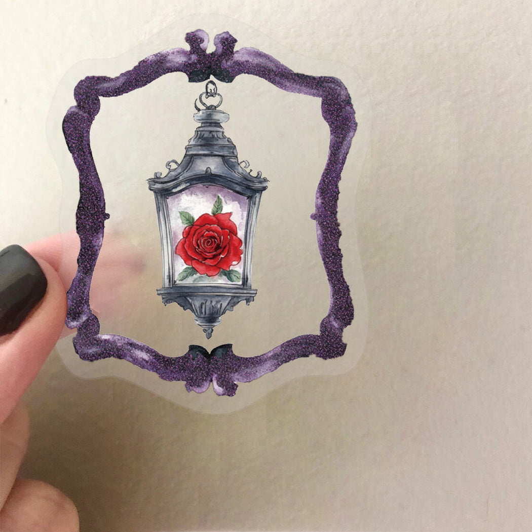 Lunira - Gothic Rose Framed Sticker Pack