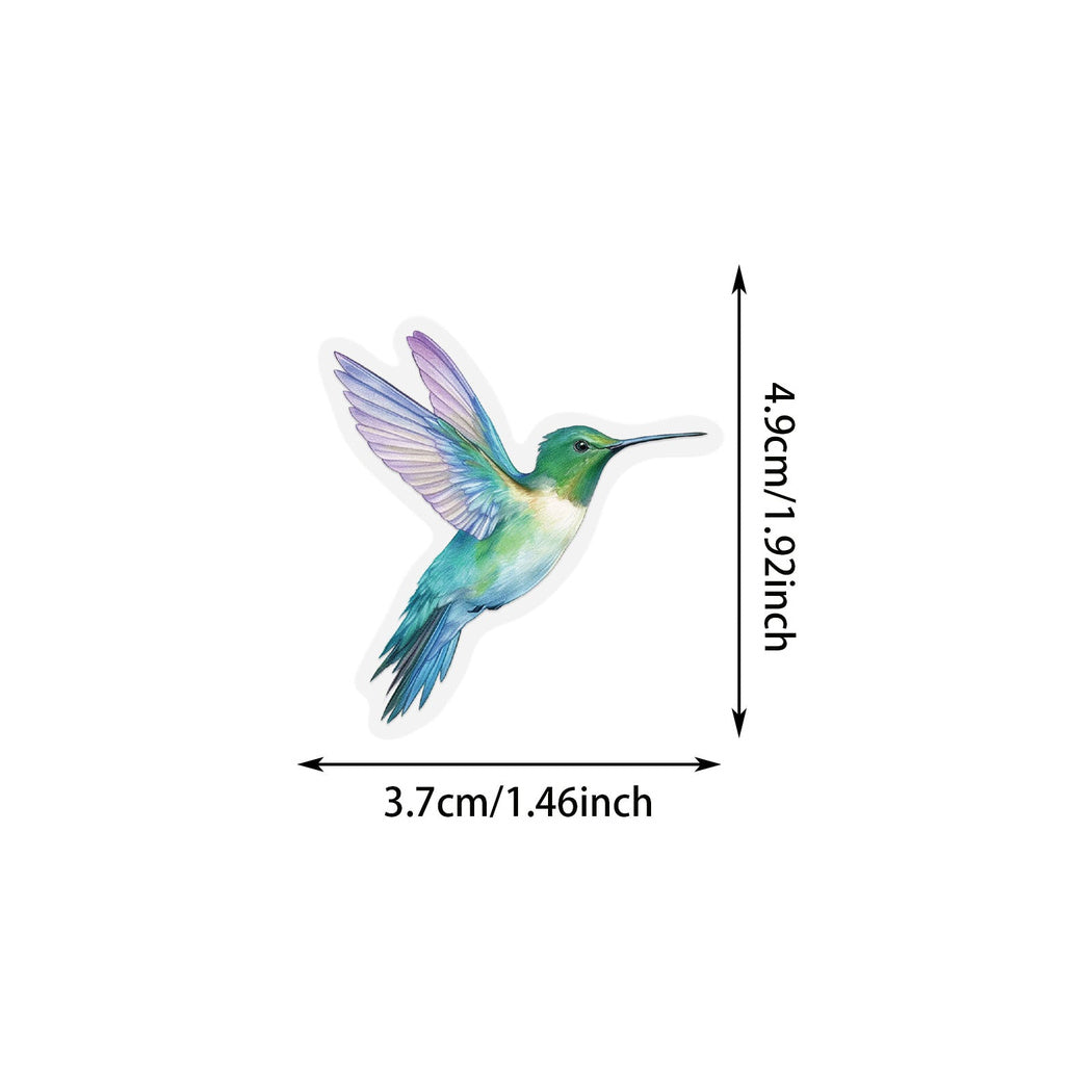 Lunira - Watercolor Hummingbird Floral Sticker Pack