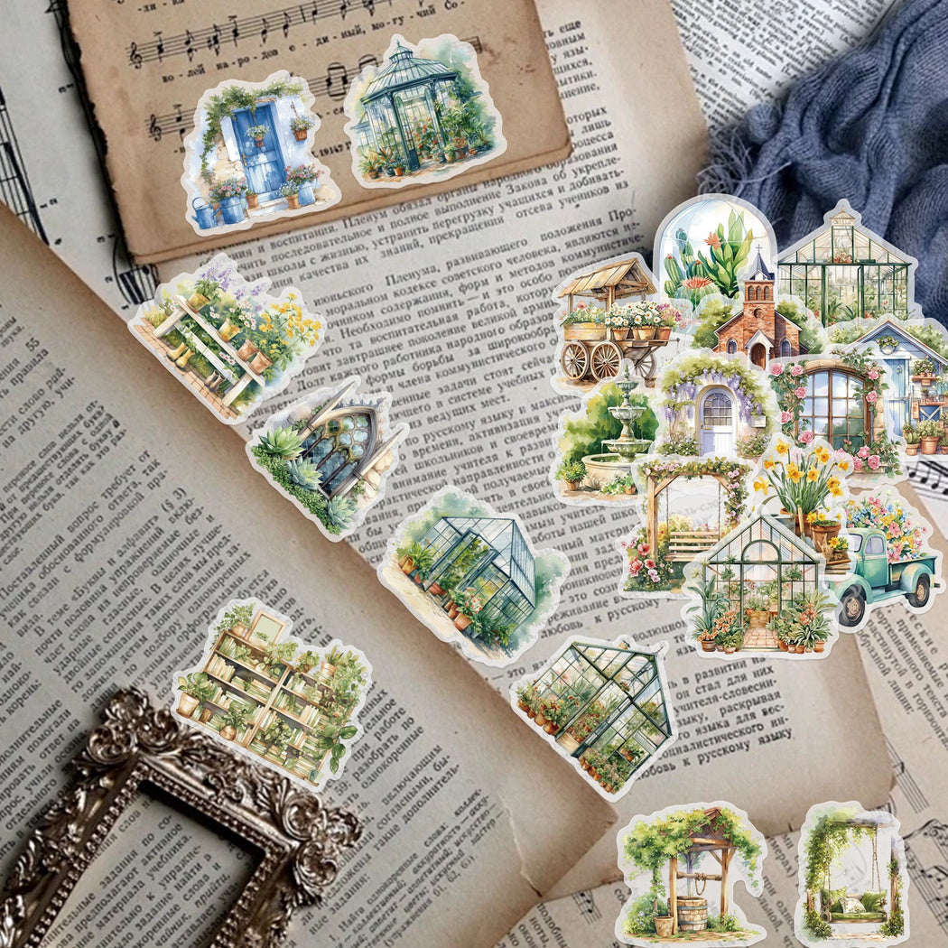 Lunira - Garden Cottage Botanical Sticker Pack