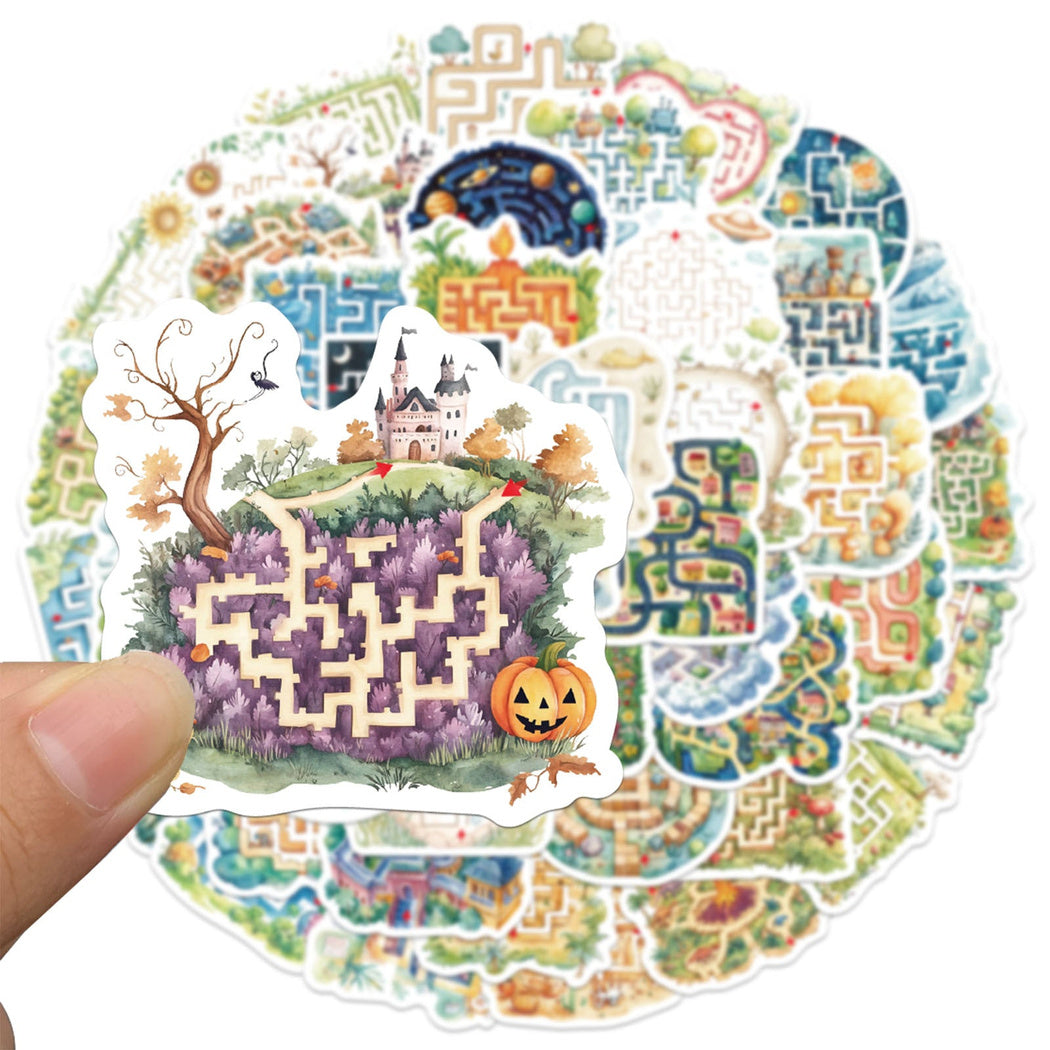 Lunira - Pixel Maze Game Sticker Pack
