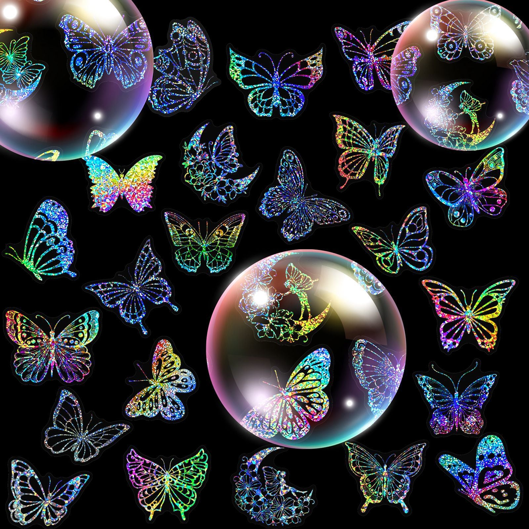 Lunira - Holographic Butterfly Sticker Pack - product view 4 4