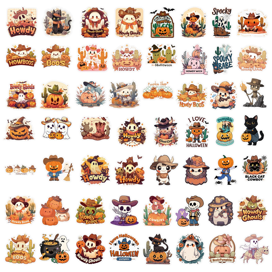 Lunira - Halloween Cowboy Character Sticker Pack - product view 4 4