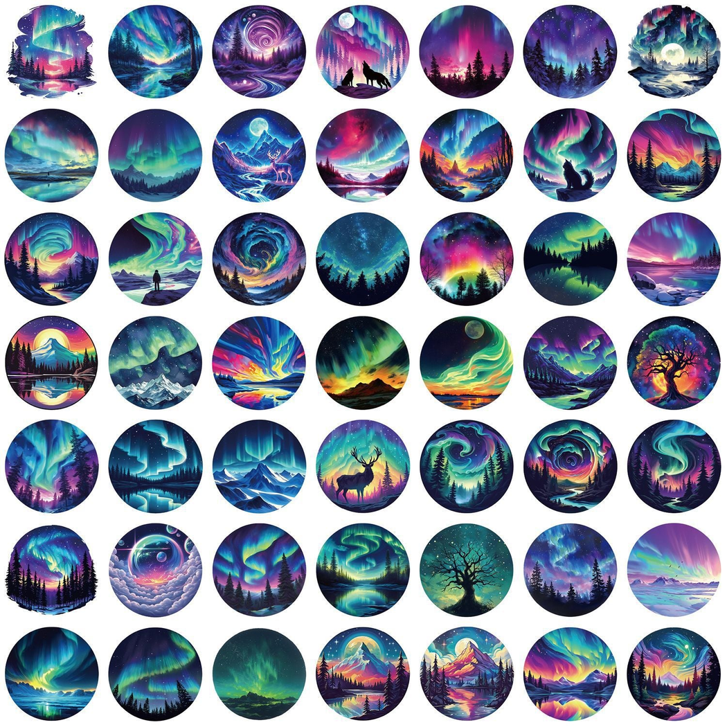 Lunira - Aurora Landscape Sticker Pack - product view 4 4