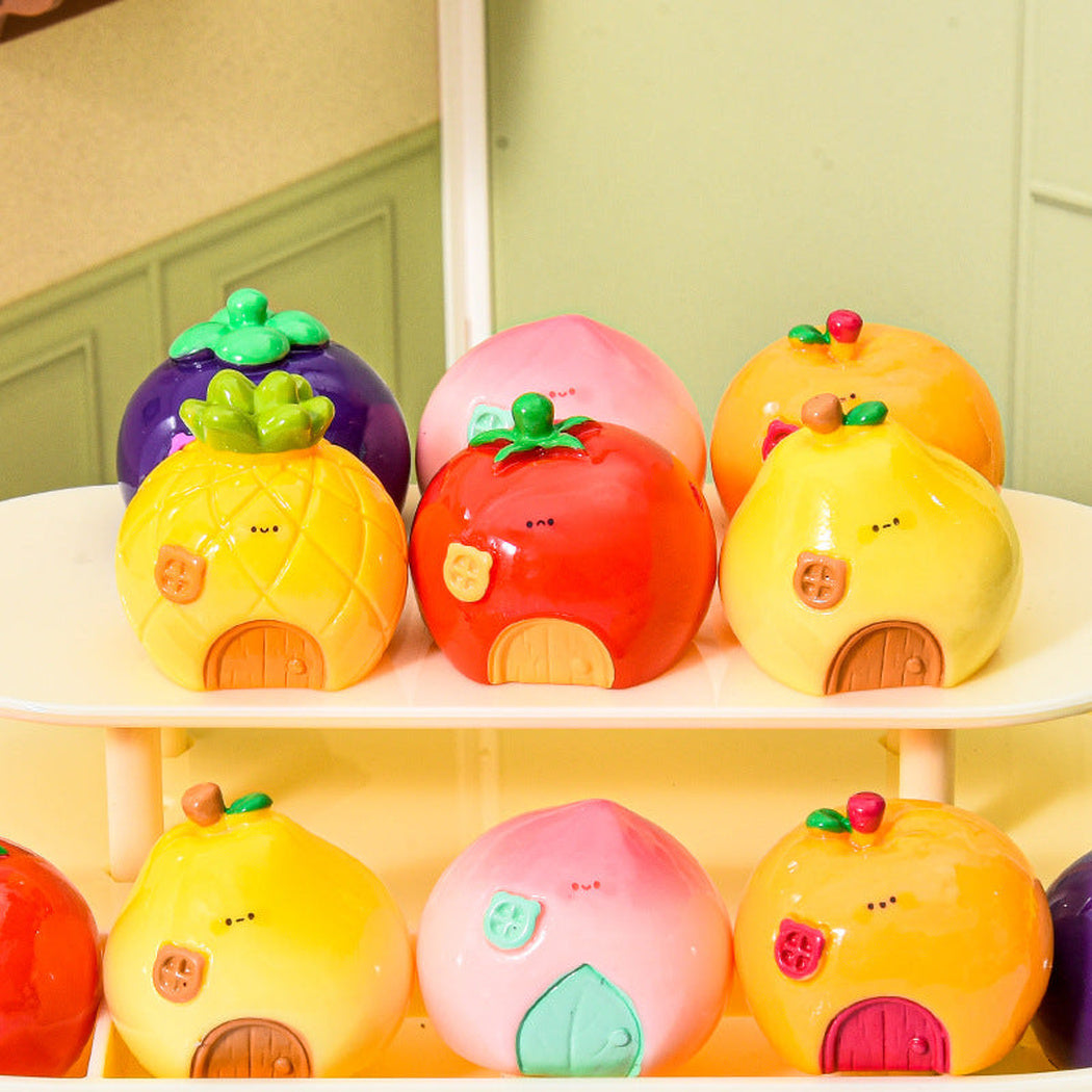 Colorful Fruit House Garden Ornament, product view 4