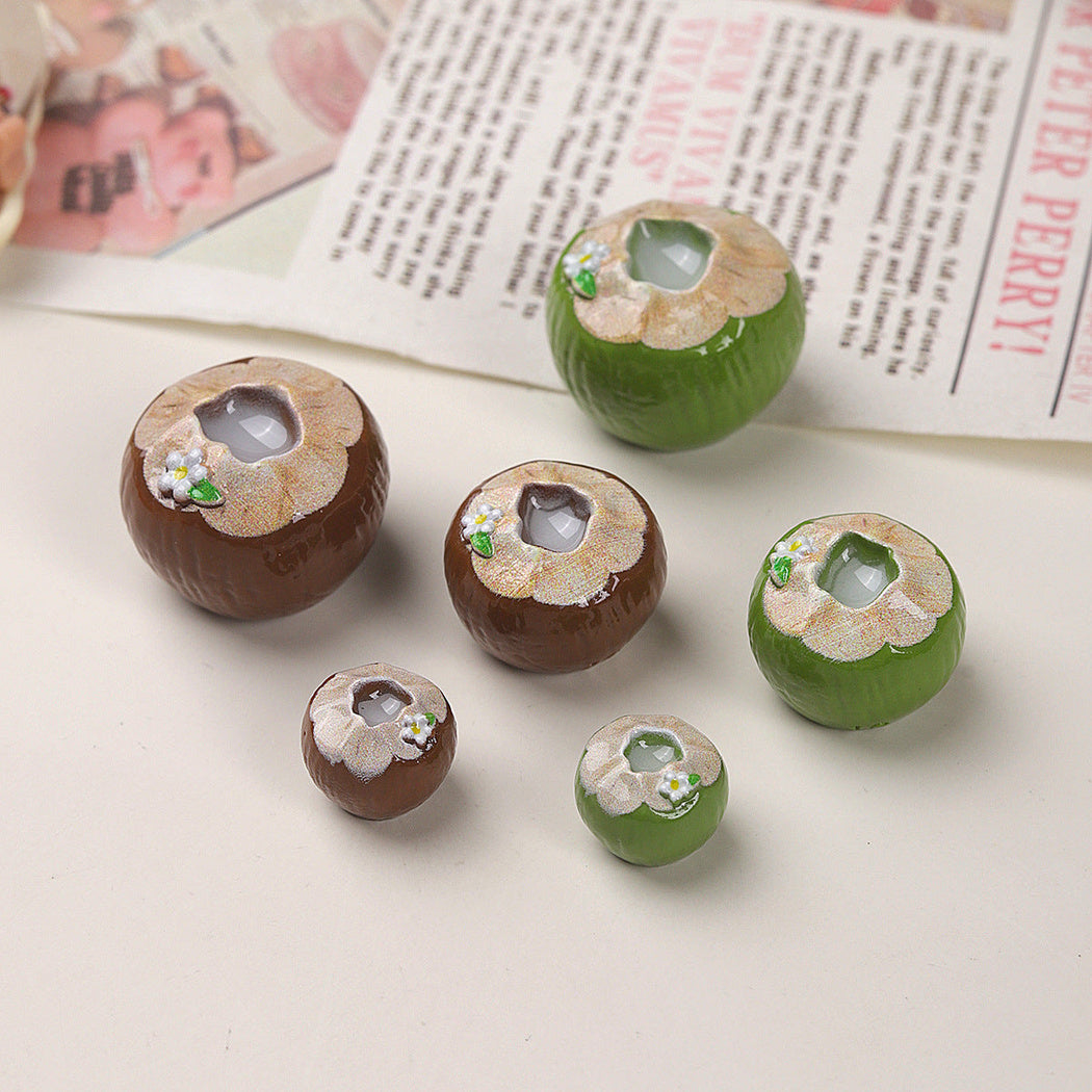 Two-Tone Coconut Craft Embellishment, product view 4