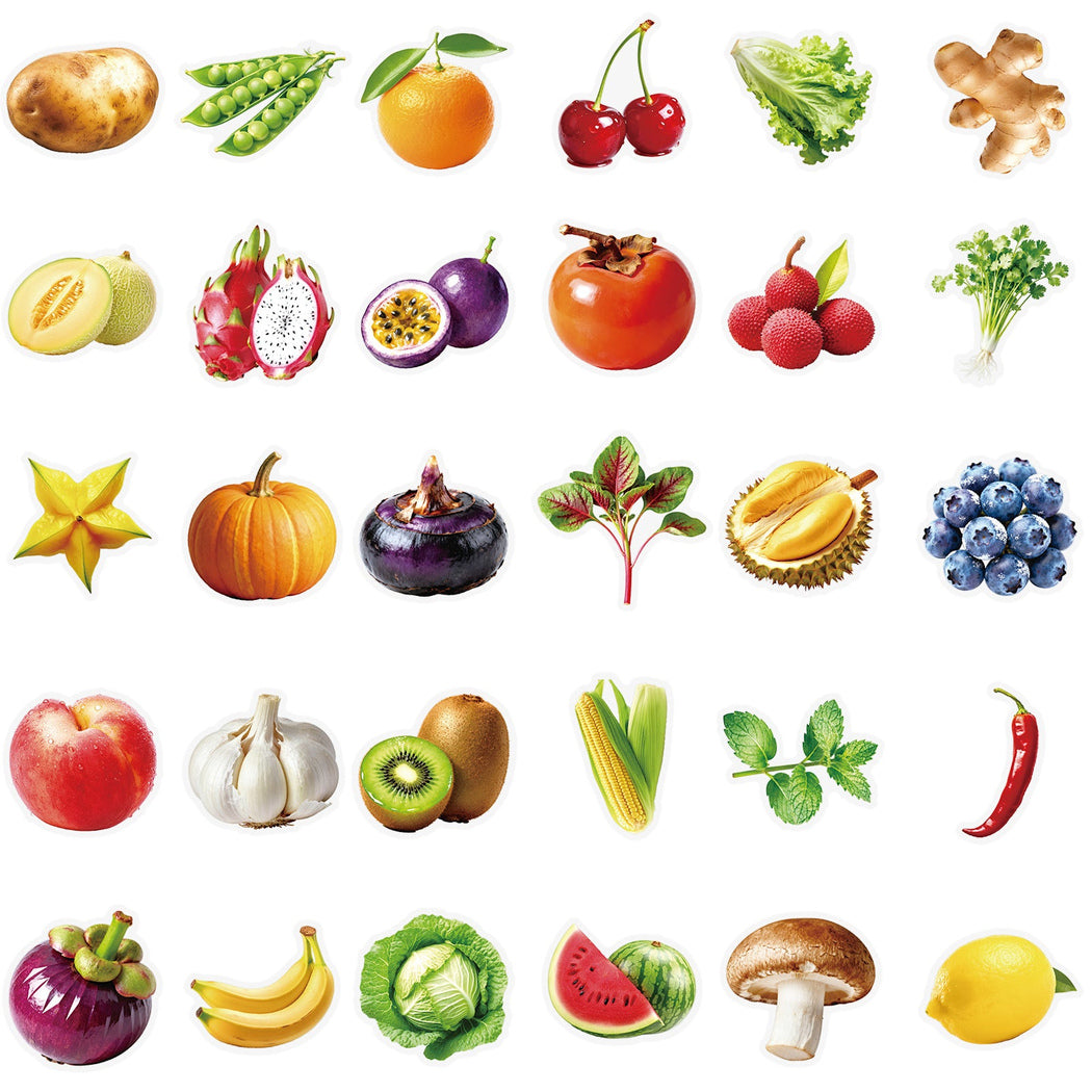 Lunira - Realistic Fruit Vegetable Sticker Pack - product view 4