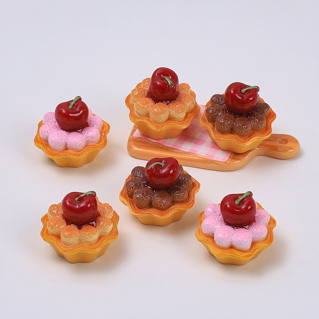 Cherry Cream Tart Craft Embellishment, product view 4
