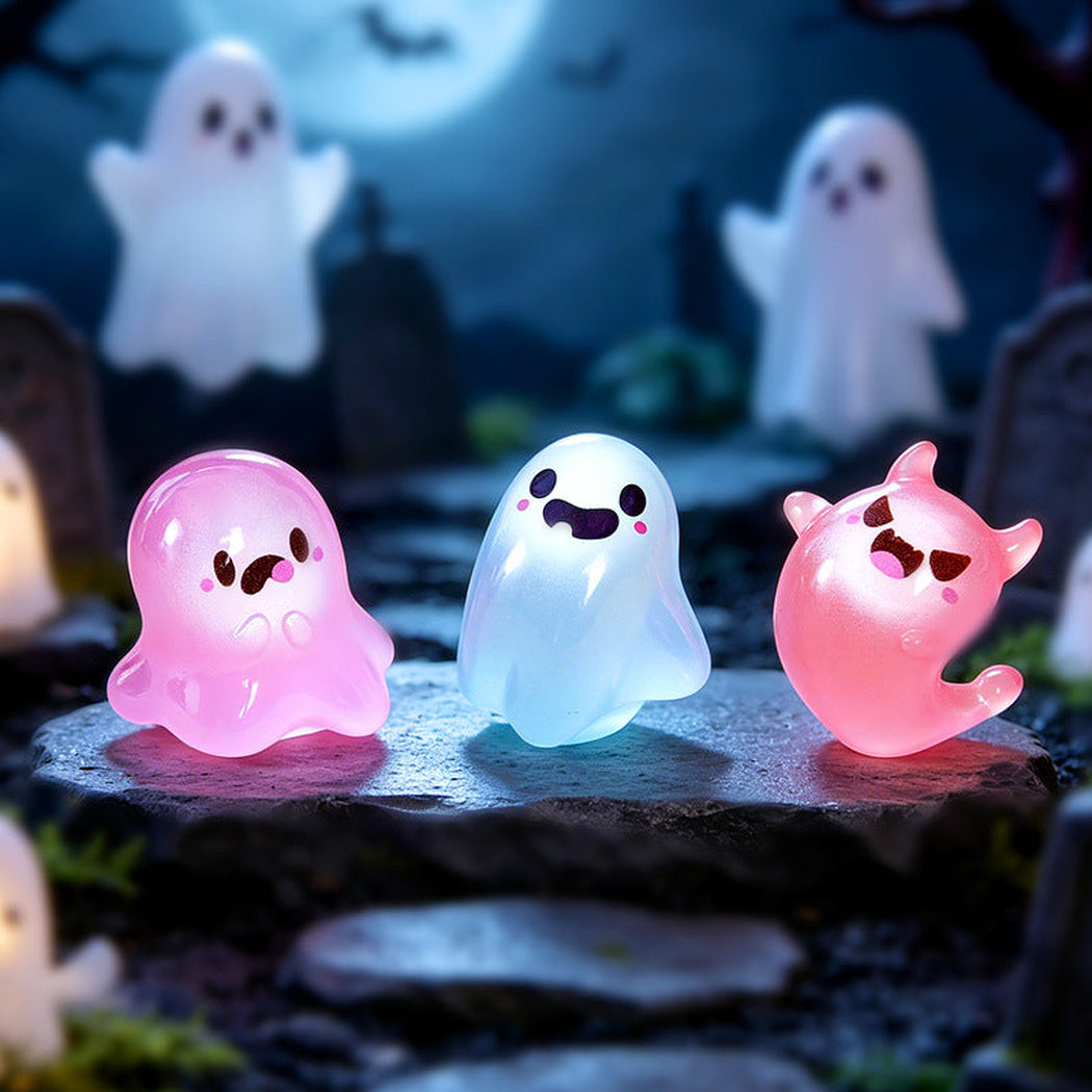 Halloween Color Glow Ghost Figurine, product view 4