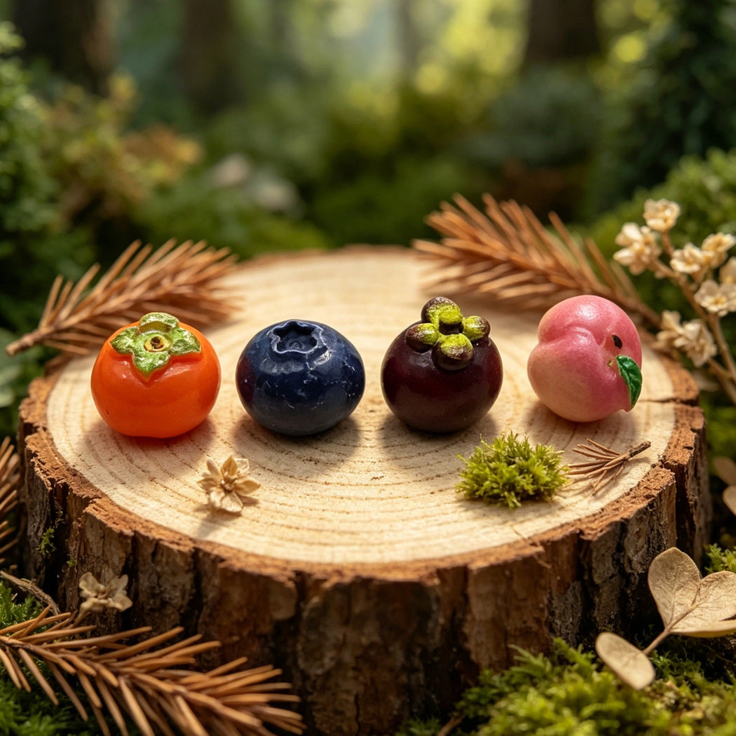 Miniature Colorful Fruit Craft Embellishment, product view 4