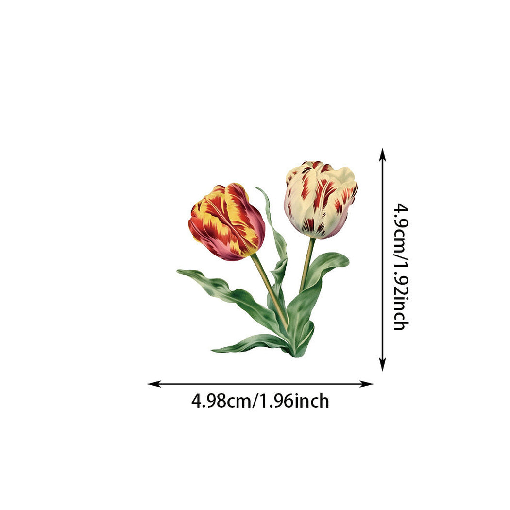 Lunira - Tulip Floral Watercolor Sticker Pack