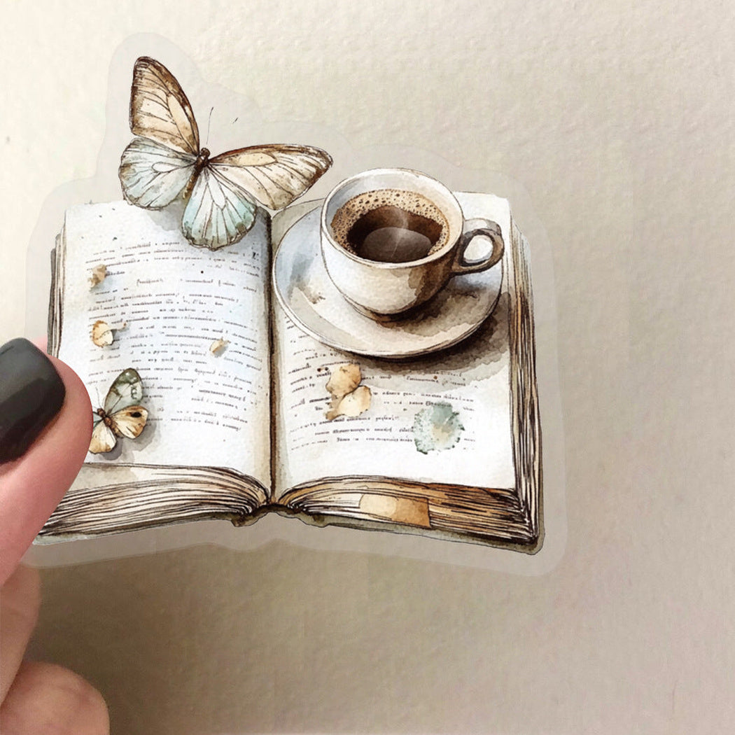 Lunira - Coffee Café Illustration Sticker Pack