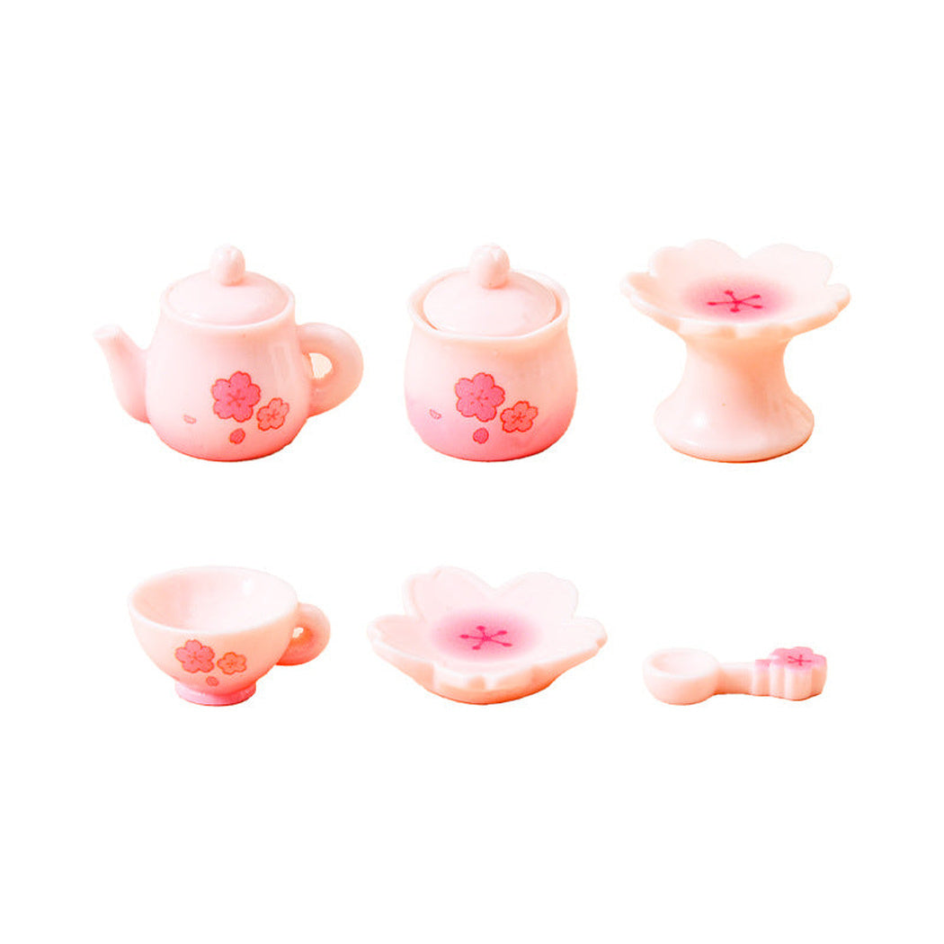 Pink Cherry Blossom Tea Ware Miniature, product view 5
