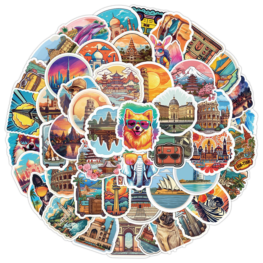 Lunira - Nordic Travel Landmark Sticker Pack - product view 4
