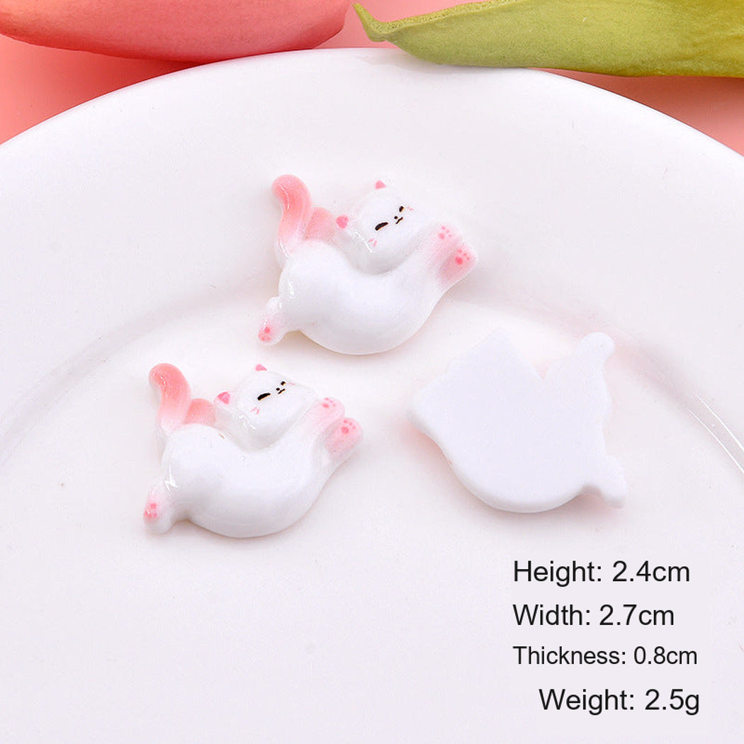 Persian Realistic Cat Pose Fridge Magnet, single variant view