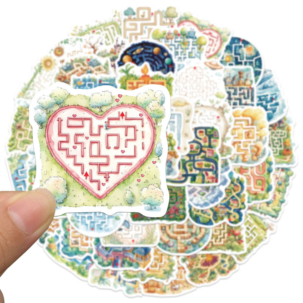 Lunira - Pixel Maze Game Sticker Pack